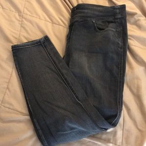 Super stretch black skinny jeans